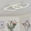 Frederick Plafoniera LED Cromo, Bianco, 1-Luce