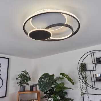 Kolo Plafoniera LED Nero, Bianco, 1-Luce