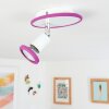 Cabri Plafoniera LED Cromo, Lilla, Bianco, 1-Luce