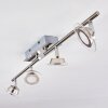 Marsen Plafoniera LED Nichel opaco, 4-Luci, Telecomando, Cambia colore