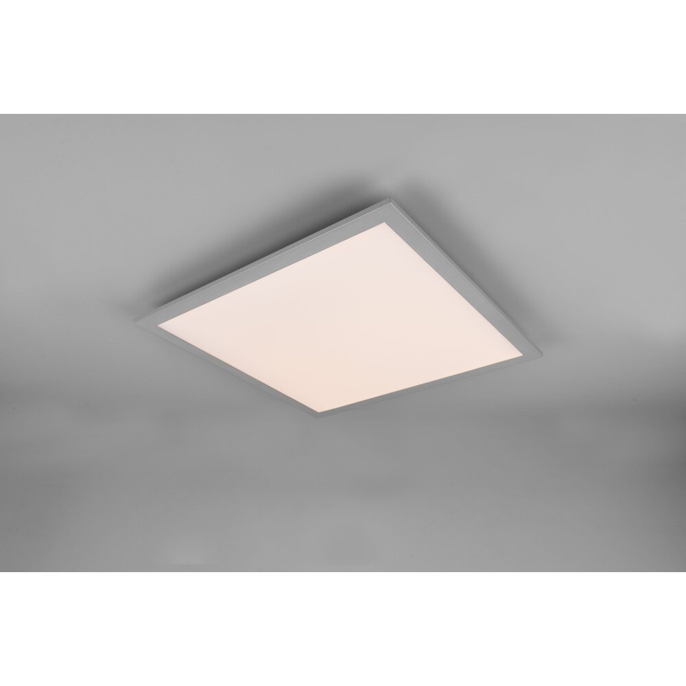 Reality Gamma Plafoniera LED Titanio, 1-Luce, Telecomando main product photo