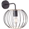 Brilliant Silemia Applique Nero, 1-Luce