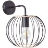 Brilliant Silemia Applique Nero, 1-Luce