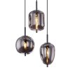 Globo BLACKY Lampadario a sospensione Nero, 6-Luci