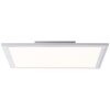 Brilliant Flat Plafoniera LED Argento, 1-Luce, Telecomando