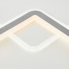 Brilliant Savare Plafoniera LED Grigio, Bianco, 1-Luce, Telecomando