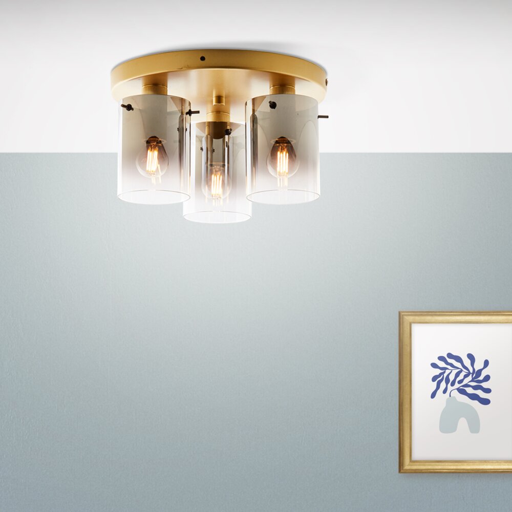 Brilliant Osaki Plafoniera Oro, 3-Luci main product photo