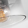 Wichita Plafoniera Nerofumo, Nero, 1-Luce