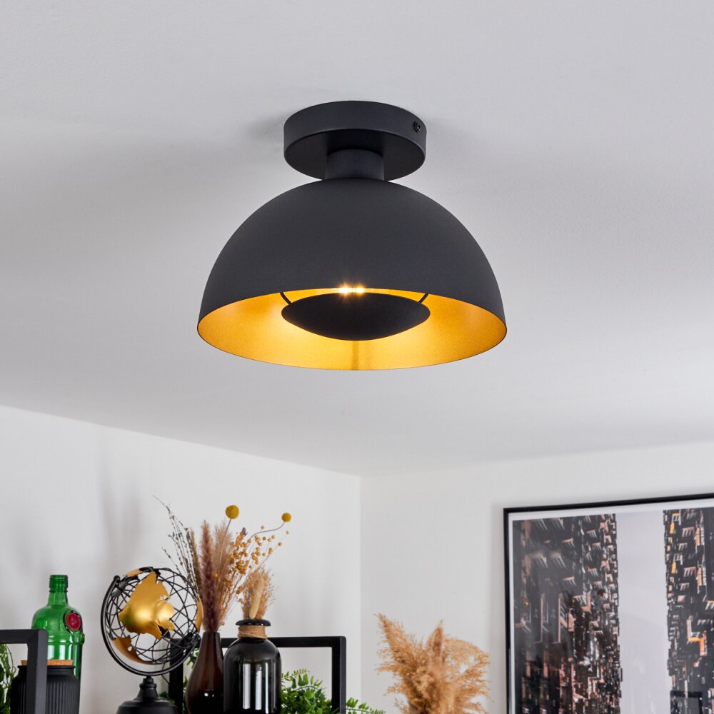 Vivian Plafoniera Nero, 1-Luce main product photo