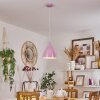 Roseway Lampadario a sospensione Fucsia, 1-Luce