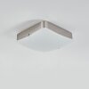 Hutton Plafoniera LED Nichel opaco, 1-Luce