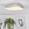 Hutton Plafoniera LED Cromo, 1-Luce