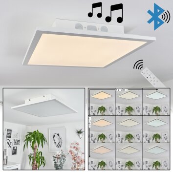 Barasat Plafoniera LED Bianco, 1-Luce