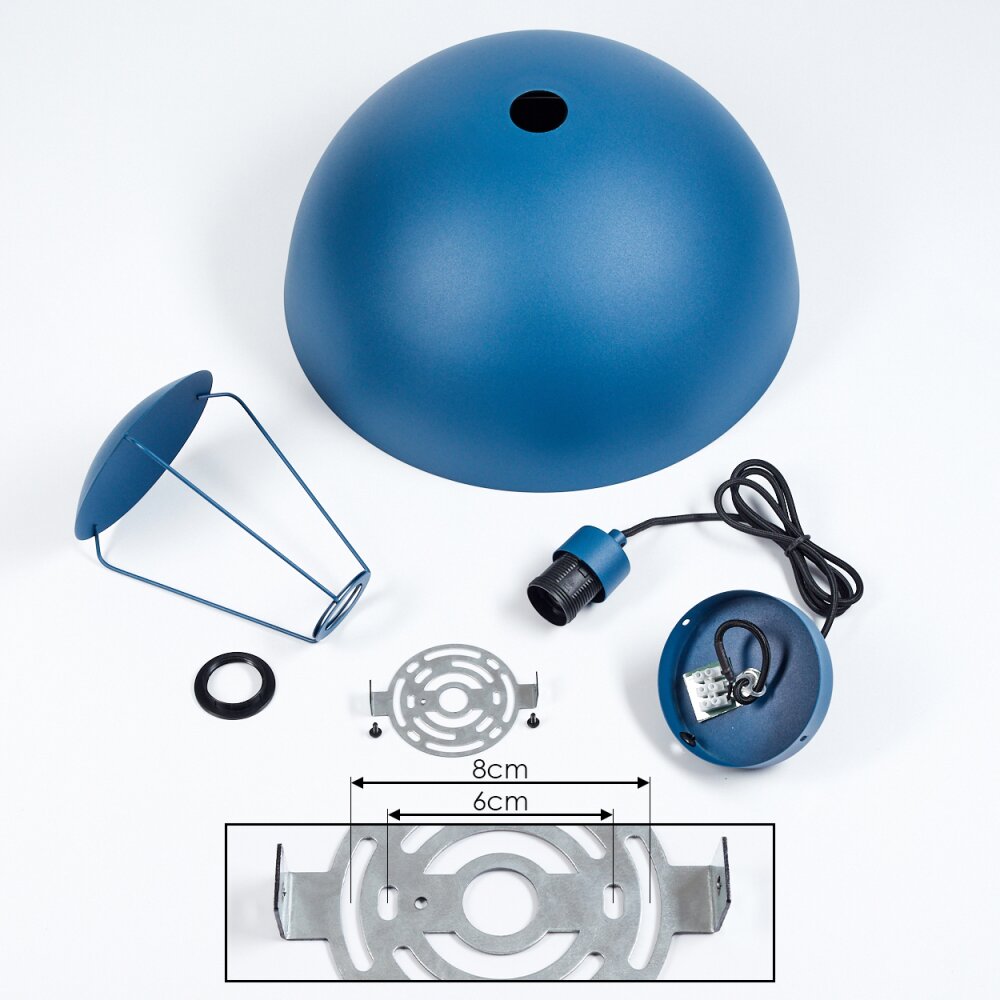 Vivian Lampadario a sospensione Blu, 1-Luce