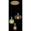 Globo NORMY Lampada a Sospensione Ottone, 3-Luci