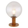 Globo OSSY Lampada con piedistallo Marrone, Aspetto del legno, 1-Luce
