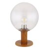 Globo OSSY Lampada con piedistallo Marrone, Aspetto del legno, 1-Luce