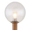 Globo OSSY Lampioncino Segnapasso Aspetto del legno, 1-Luce