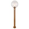 Globo OSSY Lampioncino Segnapasso Aspetto del legno, 1-Luce, Sensori di movimento
