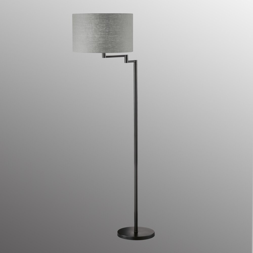 Fischer & Honsel Rota Lampada da terra Nero, 3-Luci main product photo