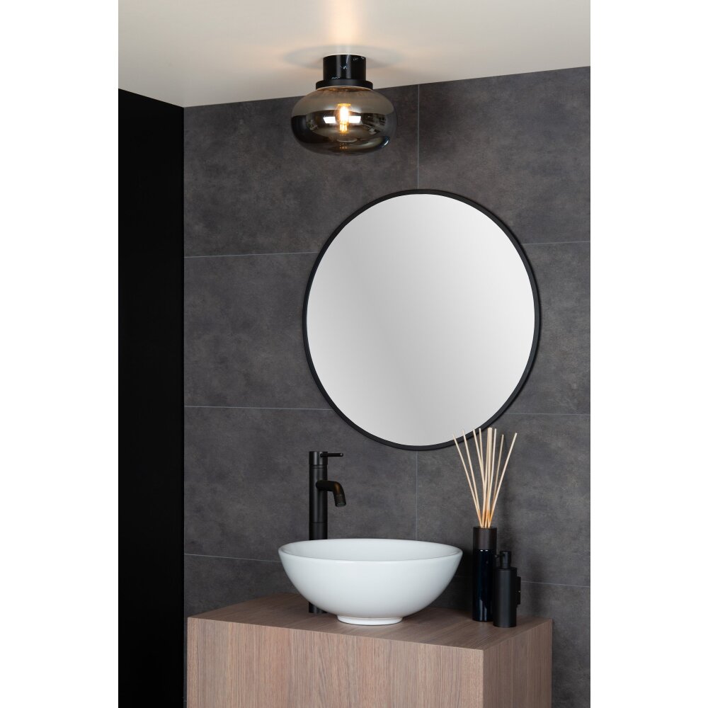 Lucide LORENA Plafoniera Effetto marmo, Nero, 1-Luce main product photo