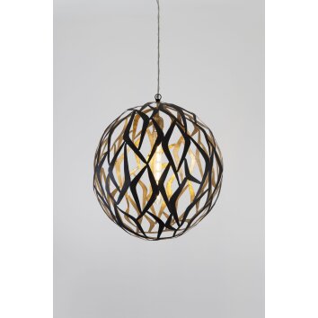 Holländer AEROMODELLO Lampada a Sospensione Marrone, Oro, Nero, 1-Luce