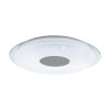 Eglo LANCIANO-Z Plafoniera LED Trasparente, chiaro, Bianco, 4-Luci, Cambia colore