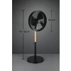 Reality Viking Ventilatore Legno chiaro, Nero