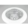 Reality Stralsund Ventilatore LED Titanio, 1-Luce, Telecomando