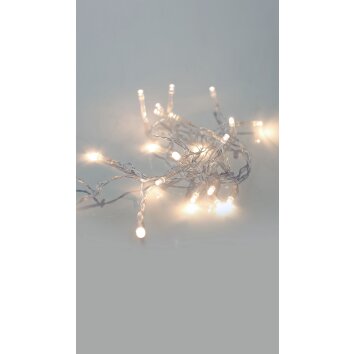 Globo Catenaria luminosa LED Bianco, 20-Luci