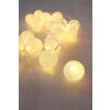 Globo Catenaria luminosa LED Bianco, 20-Luci
