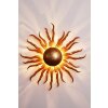 Holländer Sonne Applique Oro, Ottone, 2-Luci