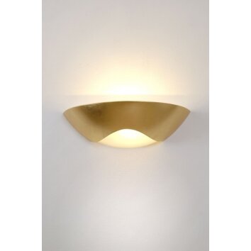 Holländer MATTEO CURVE Applique Oro, 1-Luce