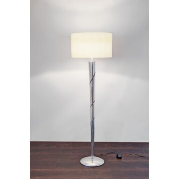 Holländer INNOVAZIONE Lampada da terra Argento, Bianco, 1-Luce