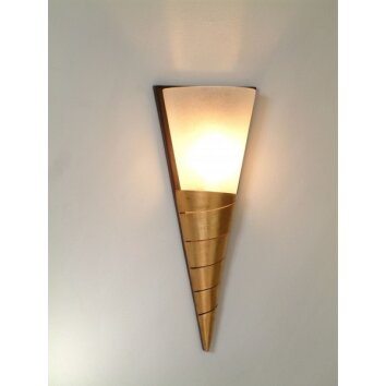 Holländer INNOVAZIONE Applique Marrone, Oro, 1-Luce