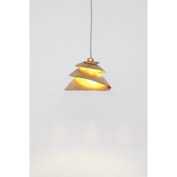 Holländer SNAIL Lampada a sospensione Oro, 1-Luce