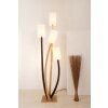 Holländer QUADRANGOLARE Lampada da terra Marrone, Oro, Bianco, 4-Luci