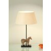 Holländer SOLISTI CAVALLO Lampada da tavolo Marrone, Oro, Bianco, 1-Luce