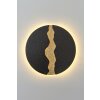 Holländer LAVA Applique LED Marrone, Oro, Nero, 1-Luce