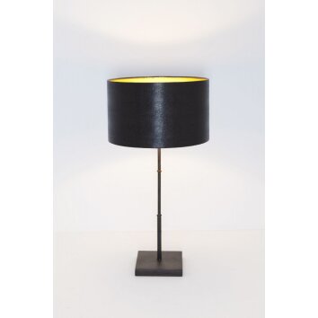 Holländer BAMBUS Lampada da tavolo Marrone, Nero, 1-Luce