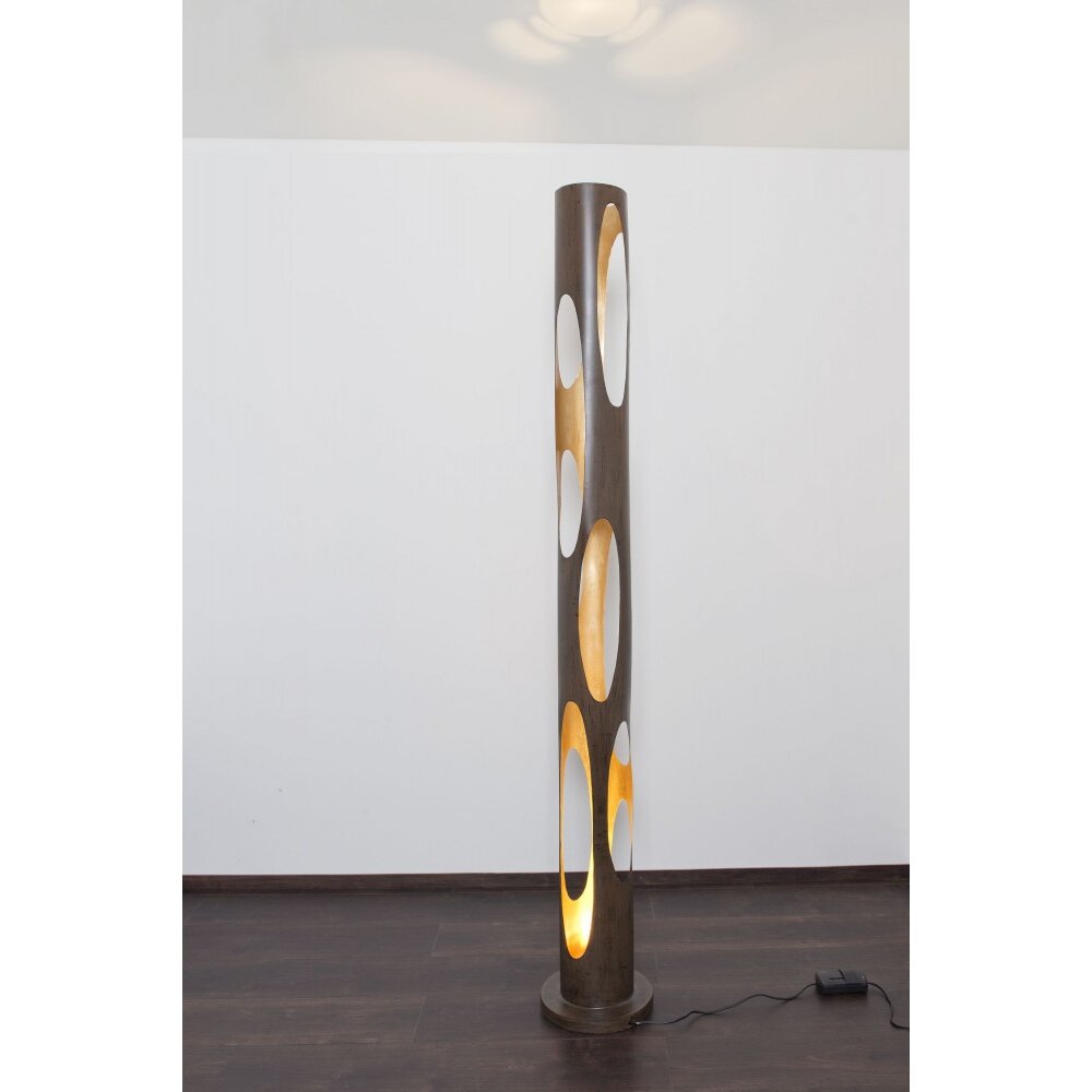 Holländer MASCHA Lampada da pavimento Marrone, Oro, 1-Luce main product photo