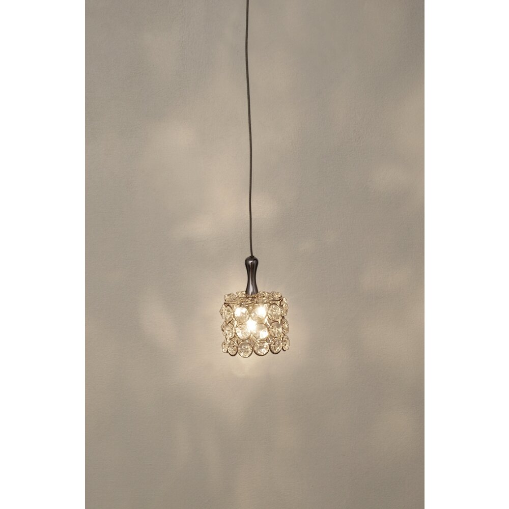 Holländer RUND Lampada a Sospensione Argento, 1-Luce main product photo