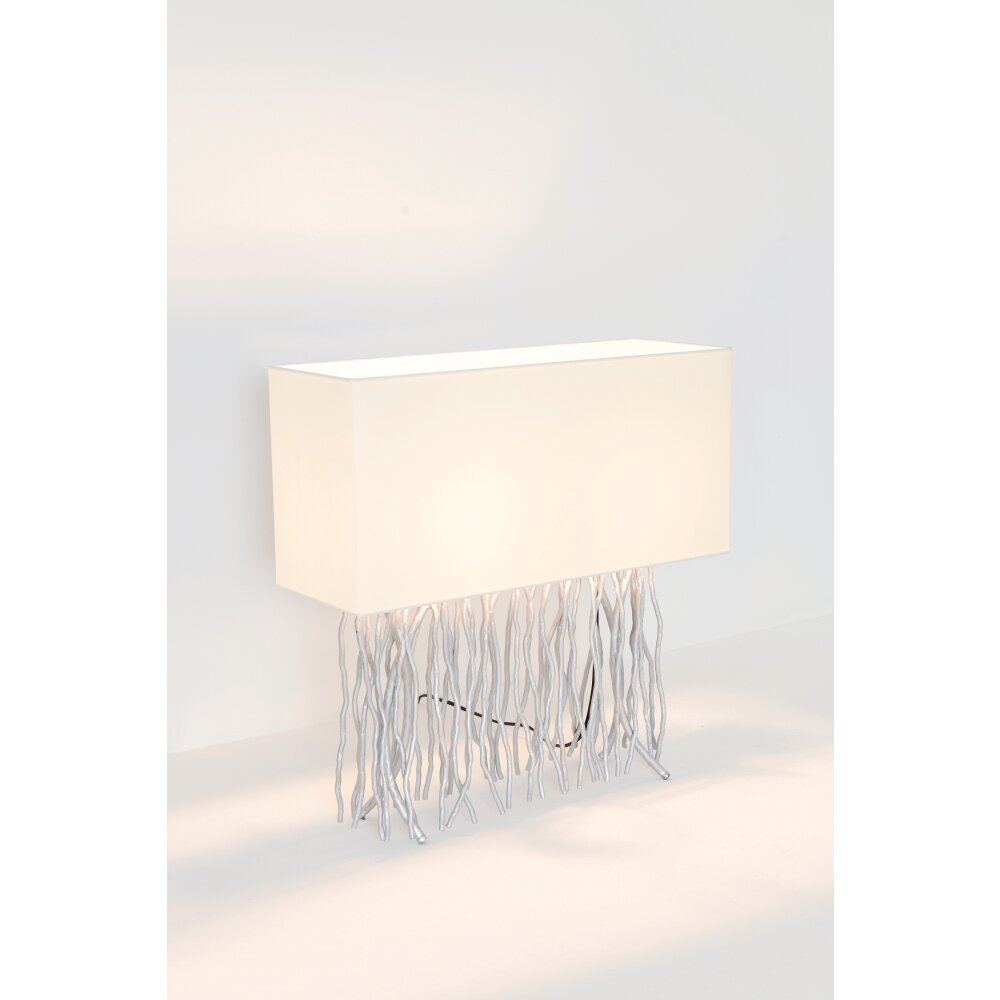 Holländer CAPRI Lampada da Tavolo Argento, 2-Luci main product photo