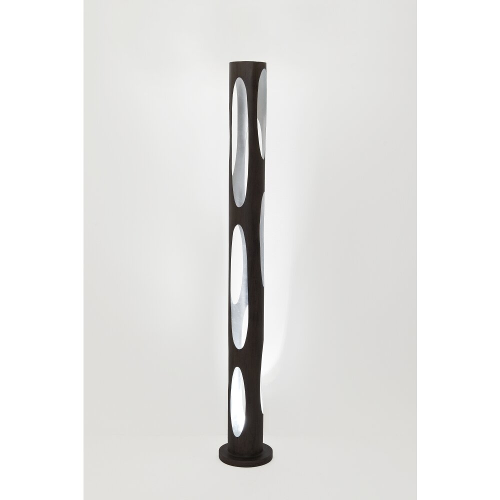 Holländer MASCHA Lampada da terra Marrone, Nero, Argento, 1-Luce main product photo