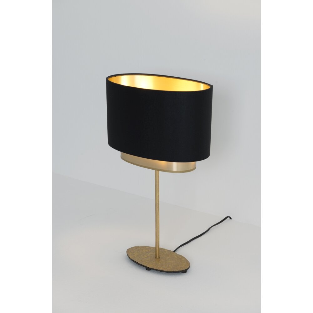 Holländer MATTIA OVAL Lampada da Tavolo Oro, 1-Luce main product photo