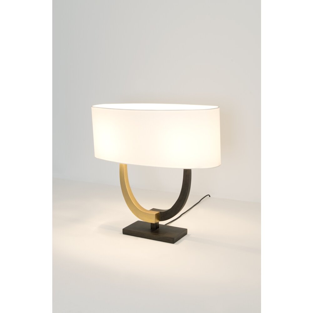 Holländer CATTEDRALE Lampada da Tavolo Marrone, Oro, Nero, 2-Luci main product photo