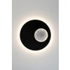 Holländer LUNA RUND GROSS Applique LED Marrone, Nero, Argento, 1-Luce