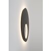 Holländer LUNA RUND GROSS Applique LED Marrone, Nero, Argento, 1-Luce