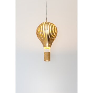 Holländer BALLOON GRANDE Lampada a Sospensione LED Oro, 2-Luci