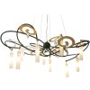 Holländer CASINO GRANDE Lampadario a sospensione Marrone, Oro, Nero, 10-Luci Holländer CASINO GRANDE Lampadario a sospensione Marrone, Oro, Nero, 10-Luci